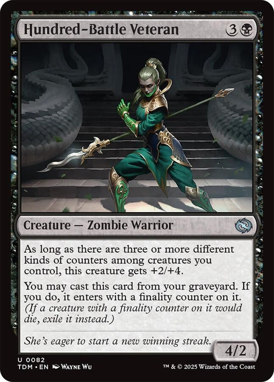Image for Hundred-Battle Veteran (82) (Tarkir: Dragonstorm) - Magic: The Gathering
