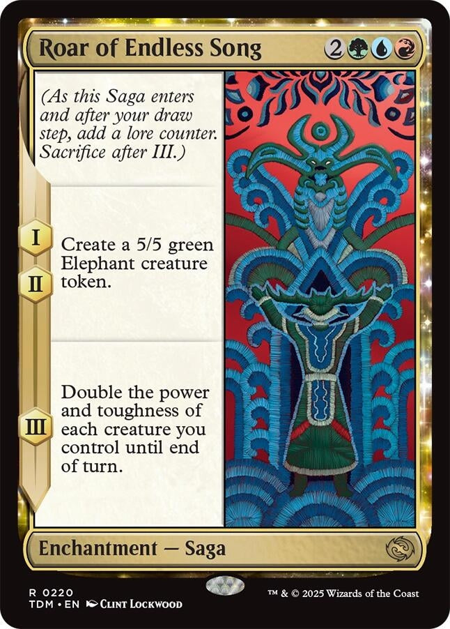 Image for Roar of Endless Song (220) (Tarkir: Dragonstorm) - Magic: The Gathering