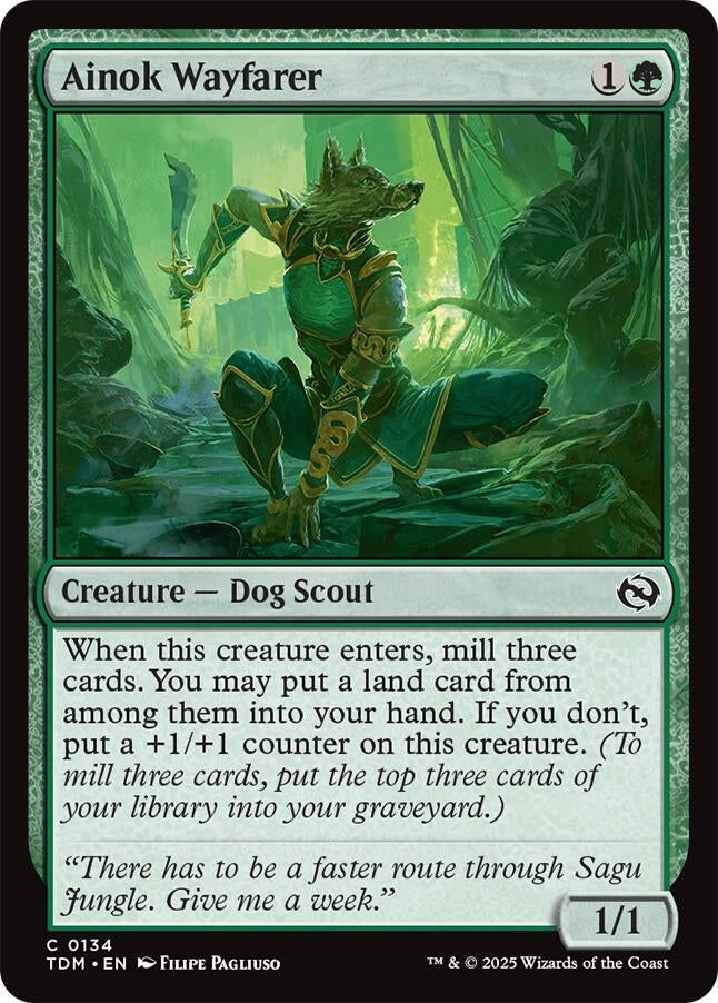 Image for Ainok Wayfarer (134) (Tarkir: Dragonstorm) - Magic: The Gathering