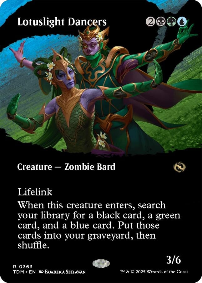 Image for Lotuslight Dancers (Borderless) (363) (Tarkir: Dragonstorm) - Magic: The Gathering