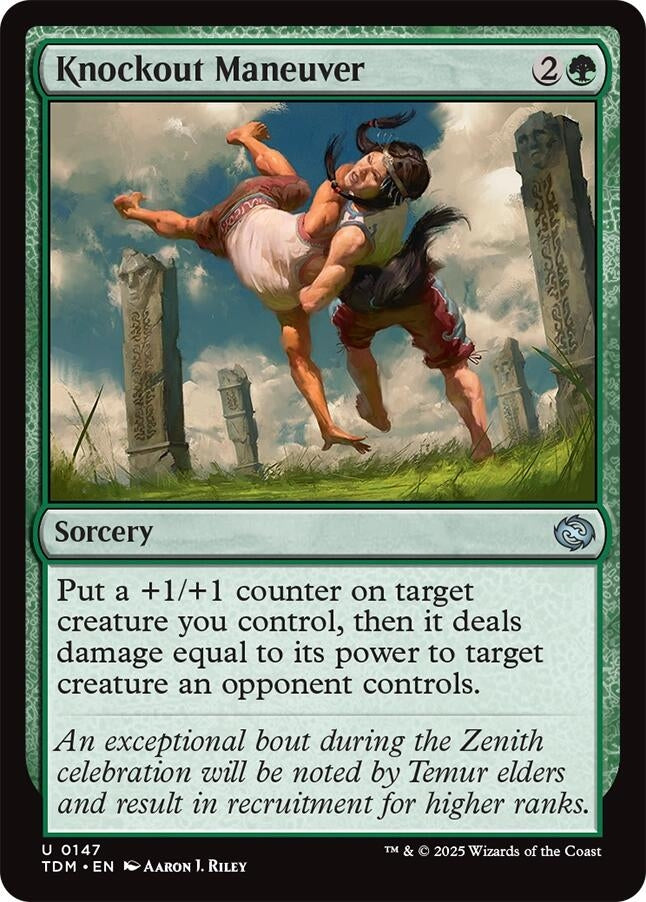 Image for Knockout Maneuver (147) (Tarkir: Dragonstorm) - Magic: The Gathering