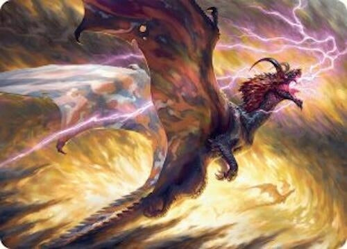 Image for Stormscale Scion Art Card (17/54) (17) (Art Series: Tarkir: Dragonstorm) - Magic: The Gathering