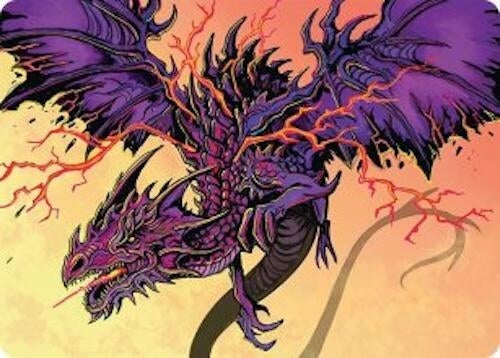 Image for Stormshriek Feral Art Card (35/54) (35) (Art Series: Tarkir: Dragonstorm) - Magic: The Gathering