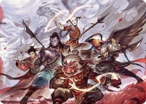 Image for Will of the Jeskai Art Card (54/54) (54) (Art Series: Tarkir: Dragonstorm) - Magic: The Gathering