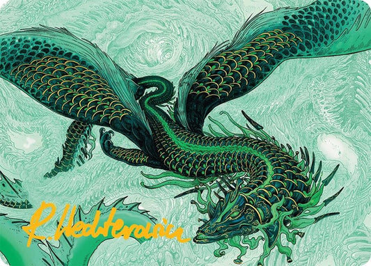 Image for Teval, Arbiter of Virtue Art Card (38/54) (Gold-Stamped Signature) (38) (Art Series: Tarkir: Dragonstorm) - Magic: The Gathering