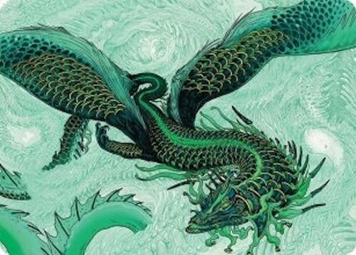 Image for Teval, Arbiter of Virtue Art Card (38/54) (38) (Art Series: Tarkir: Dragonstorm) - Magic: The Gathering