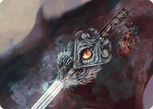 Image for Dragonfire Blade Art Card (40/54) (40) (Art Series: Tarkir: Dragonstorm) - Magic: The Gathering