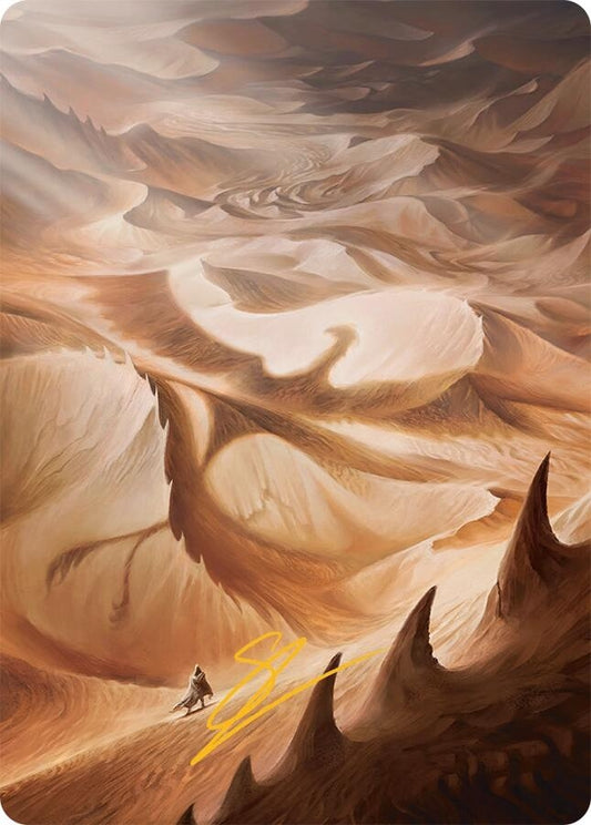 Image for Plains Art Card (30/54) (Gold-Stamped Signature) (30) (Art Series: Tarkir: Dragonstorm) - Magic: The Gathering