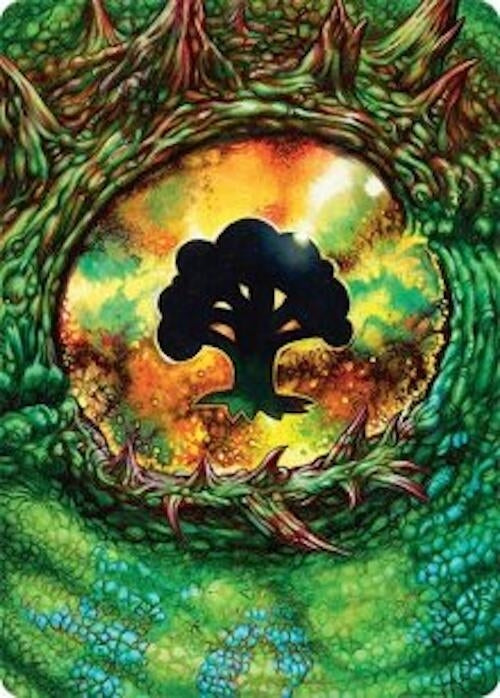 Image for Forest Art Card (32/54) (32) (Art Series: Tarkir: Dragonstorm) - Magic: The Gathering