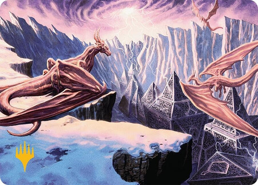 Image for Maelstrom of the Spirit Dragon (42/54) (Gold-Stamped Planeswalker Symbol) (42) (Art Series: Tarkir: Dragonstorm) - Magic: The Gathering