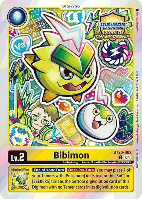 Image for Bibimon (Regionals 25-26 Champion Card Set Season 1) (BT20-003 C) (Release Special Booster 2.5) - Digimon Card Game
