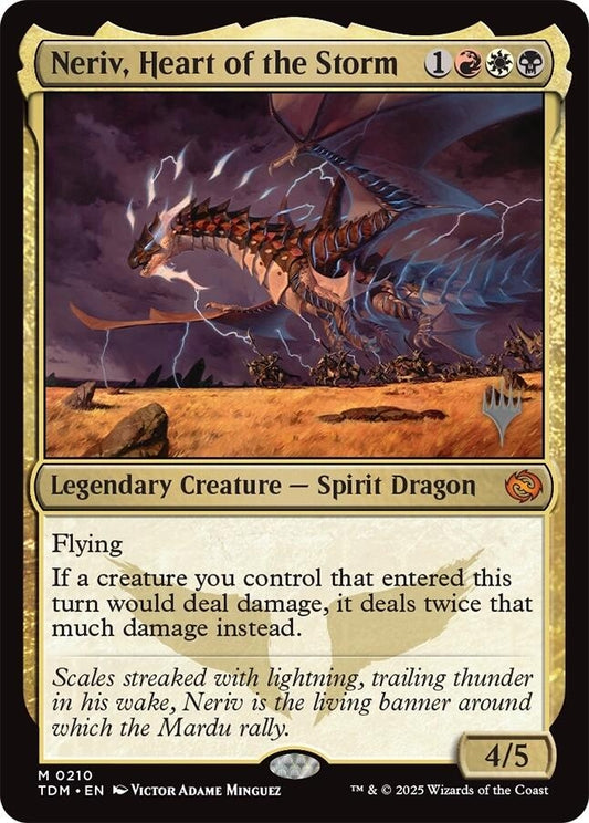 Image for Neriv, Heart of the Storm (210) (Promo Pack: Tarkir: Dragonstorm) - Magic: The Gathering