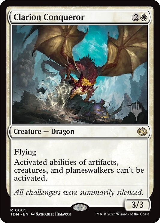Image for Clarion Conqueror (5) (Promo Pack: Tarkir: Dragonstorm) - Magic: The Gathering