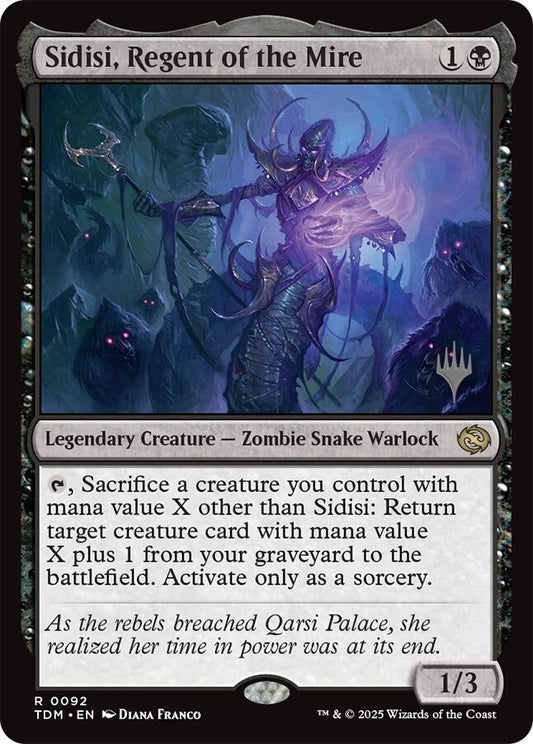 Image for Sidisi, Regent of the Mire (92) (Promo Pack: Tarkir: Dragonstorm) - Magic: The Gathering