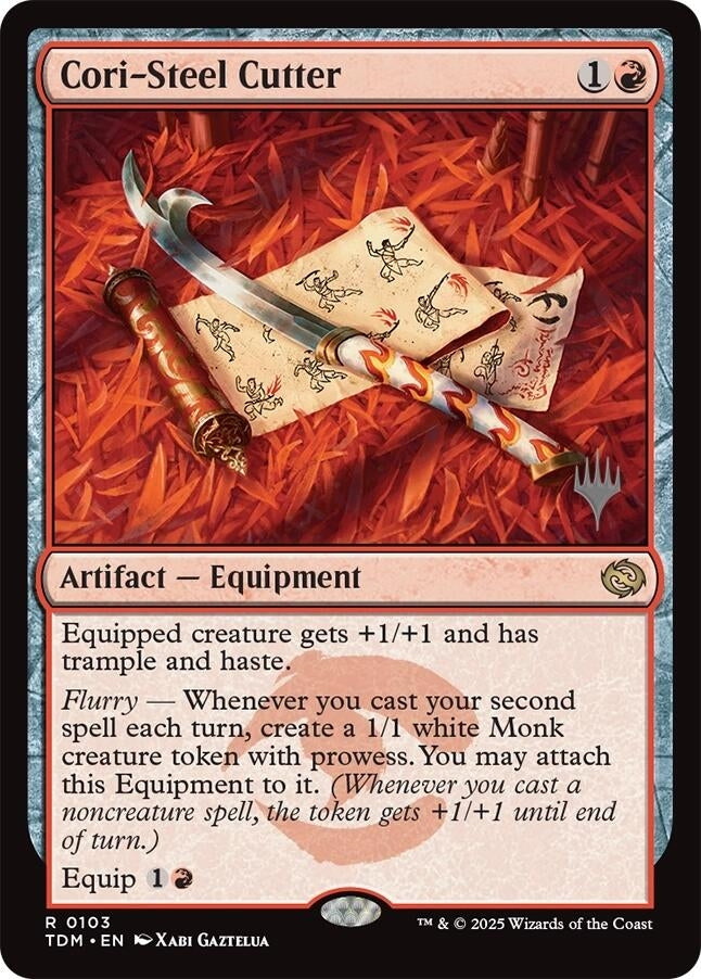 Image for Cori-Steel Cutter (103) (Promo Pack: Tarkir: Dragonstorm) - Magic: The Gathering