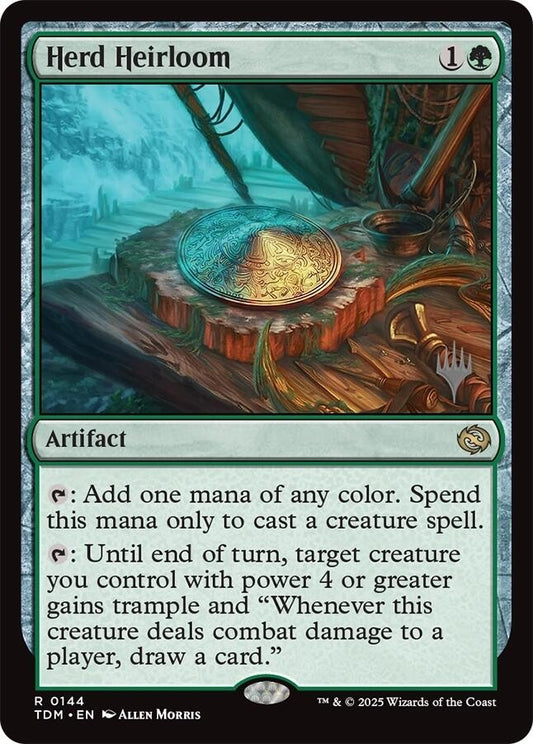 Image for Herd Heirloom (144) (Promo Pack: Tarkir: Dragonstorm) - Magic: The Gathering