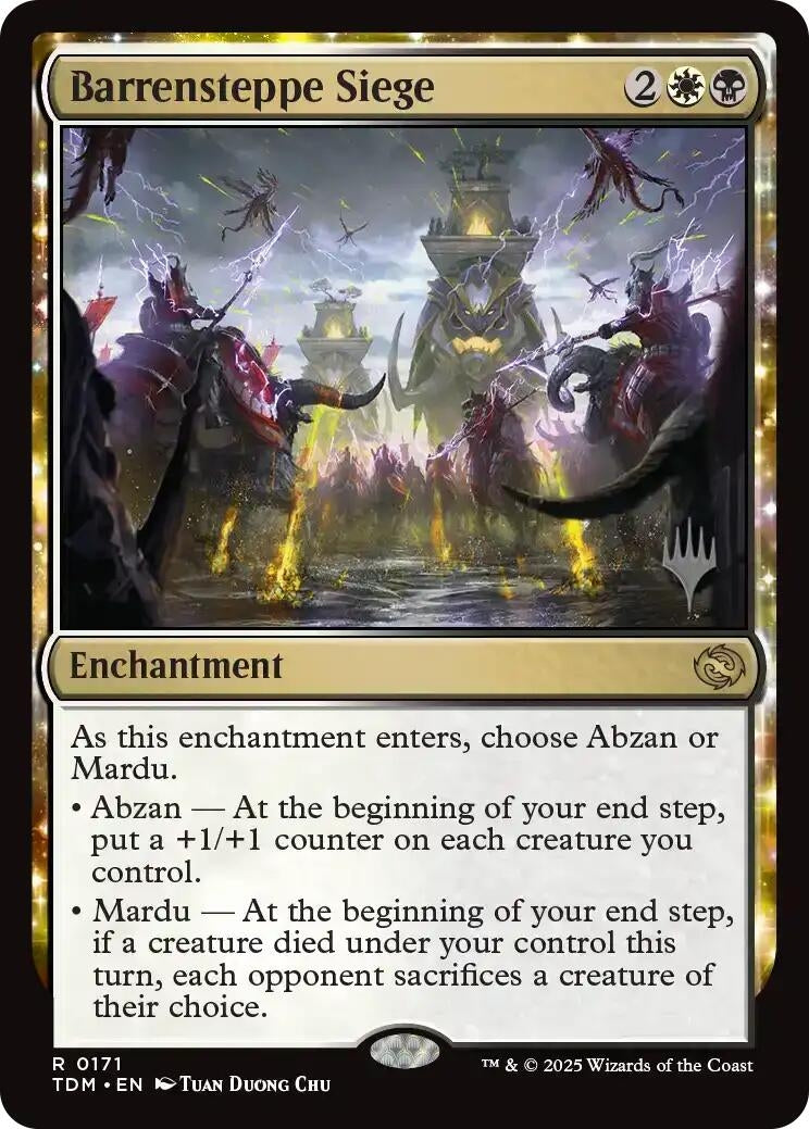 Image for Barrensteppe Siege (171) (Promo Pack: Tarkir: Dragonstorm) - Magic: The Gathering