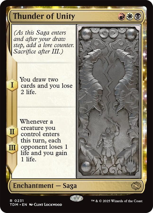 Image for Thunder of Unity (231) (Promo Pack: Tarkir: Dragonstorm) - Magic: The Gathering