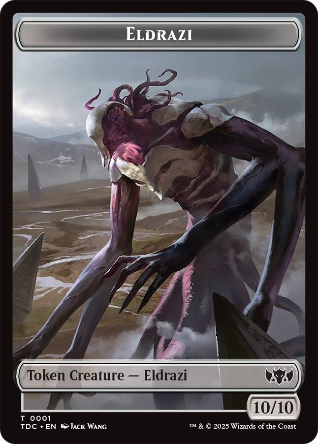 Image for Eldrazi // Citizen Double-Sided Token (1 // 26) (Commander: Tarkir: Dragonstorm) - Magic: The Gathering