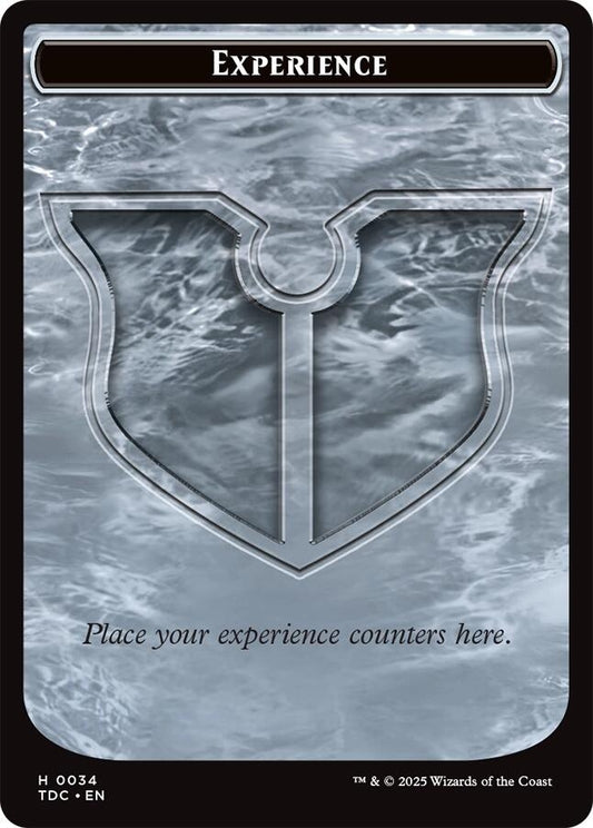 Image for Experience // Treasure Double-Sided Token (34 // 16) (Commander: Tarkir: Dragonstorm) - Magic: The Gathering