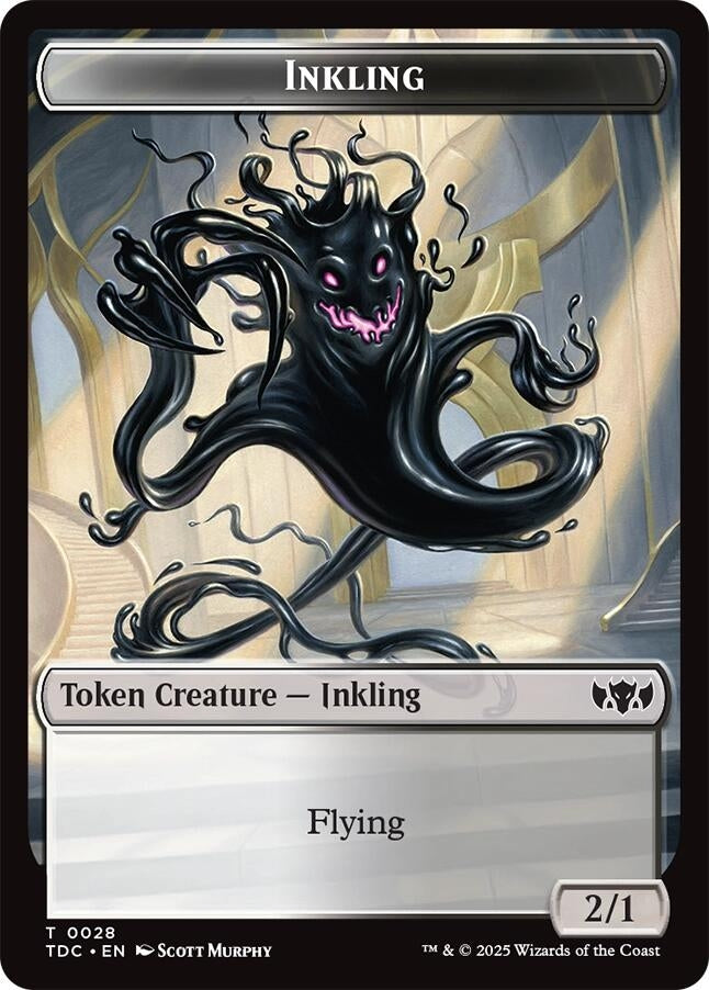 Image for Inkling // Bird  Double-Sided Token (28 // 2) (Commander: Tarkir: Dragonstorm) - Magic: The Gathering
