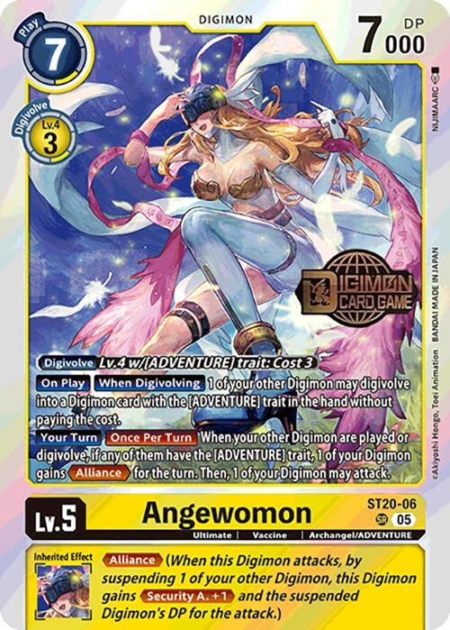 Image for Angewomon (ST20-06 SR) (Starter Deck 20: Protector of Light Release Event Cards) - Digimon Card Game