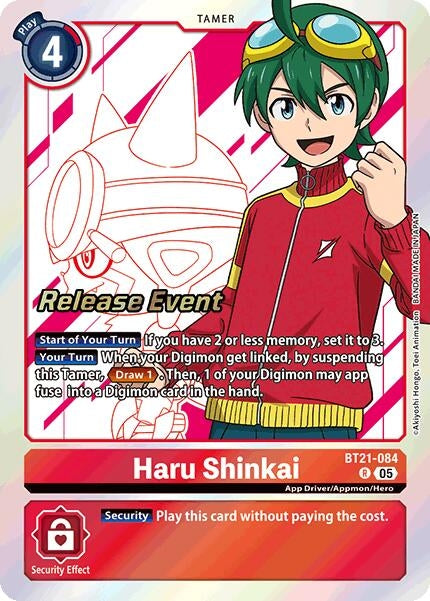 Image for Haru Shinkai (BT21-084 R) (World Convergence Release Event Cards) - Digimon Card Game