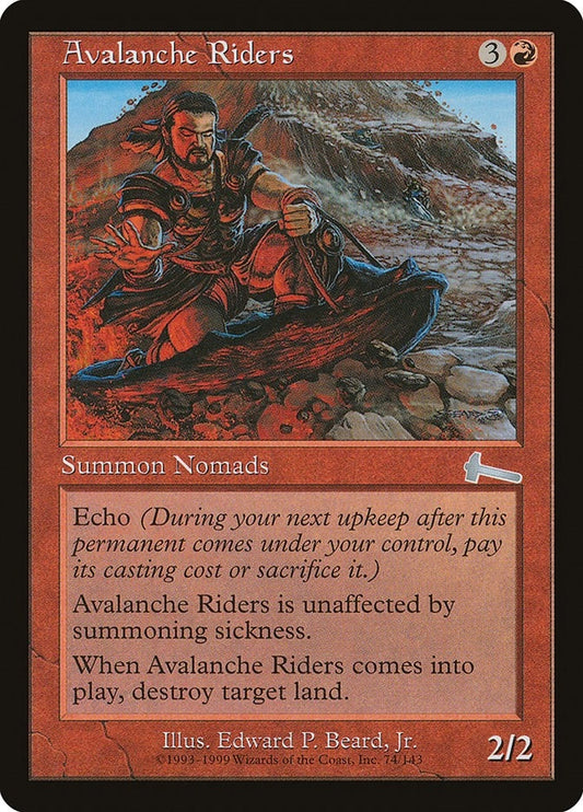 Image for Avalanche Riders (74) (Urza's Legacy) - Magic: The Gathering