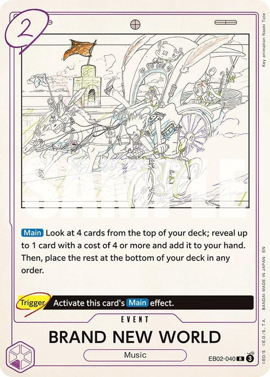 Image for BRAND NEW WORLD (EB02-040) (Extra Booster: Anime 25th Collection) - One Piece Card Game