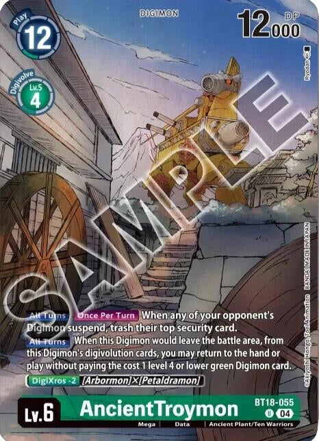 Image for AncientTroymon (Tamer's Selection Box Ver. Championship 2024) (BT18-055 U) (Release Special Booster 2.0) - Digimon Card Game
