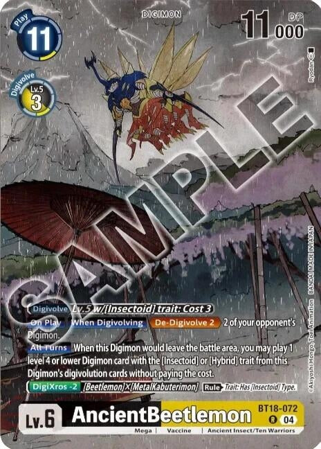 Image for AncientBeetlemon (Tamer's Selection Box Ver. Championship 2024) (BT18-072 R) (Release Special Booster 2.0) - Digimon Card Game