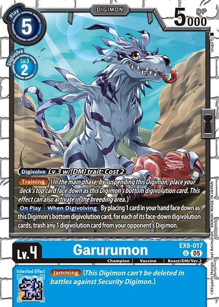 Image for Garurumon (EX9-017) (Versus Monsters) - Digimon Card Game