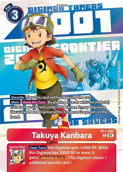 Image for Takuya Kanbara (Digimon Animation Series 25th Anniversary Set) (BT7-085 R) (Next Adventure) - Digimon Card Game