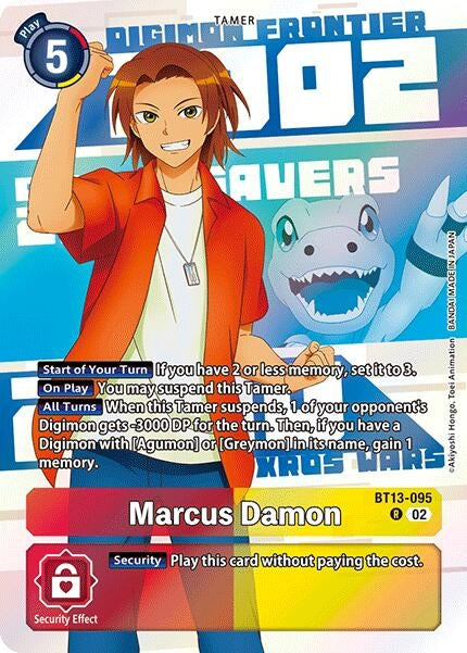 Image for Marcus Damon (Digimon Animation Series 25th Anniversary Set) (BT13-095 R) (Versus Royal Knights) - Digimon Card Game
