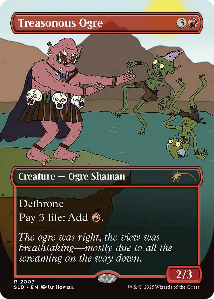 Image for Treasonous Ogre (2007) (Secret Lair Drop Series) - Magic: The Gathering