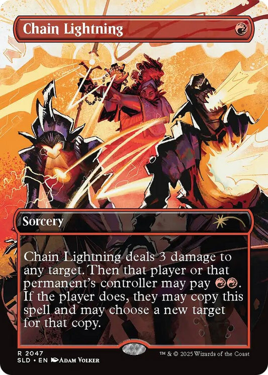 Image for Chain Lightning (2047) (2047) (Secret Lair Drop Series) - Magic: The Gathering