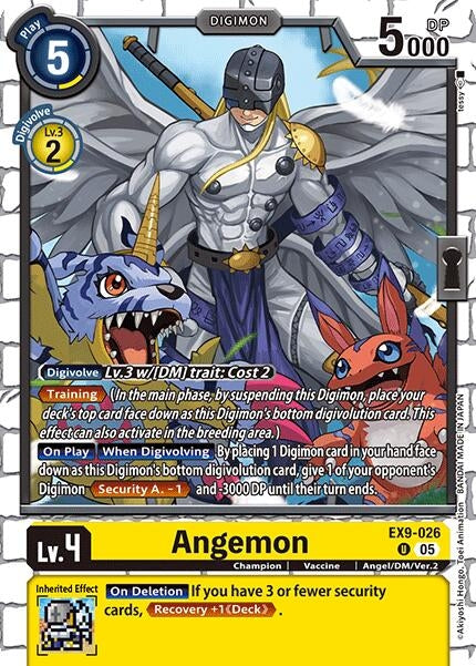 Image for Angemon (EX9-026 U) (Versus Monsters) - Digimon Card Game
