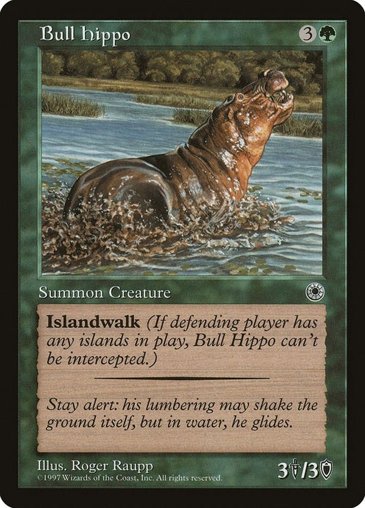 Image for Bull Hippo (Flavor Text) (Portal) - Magic: The Gathering