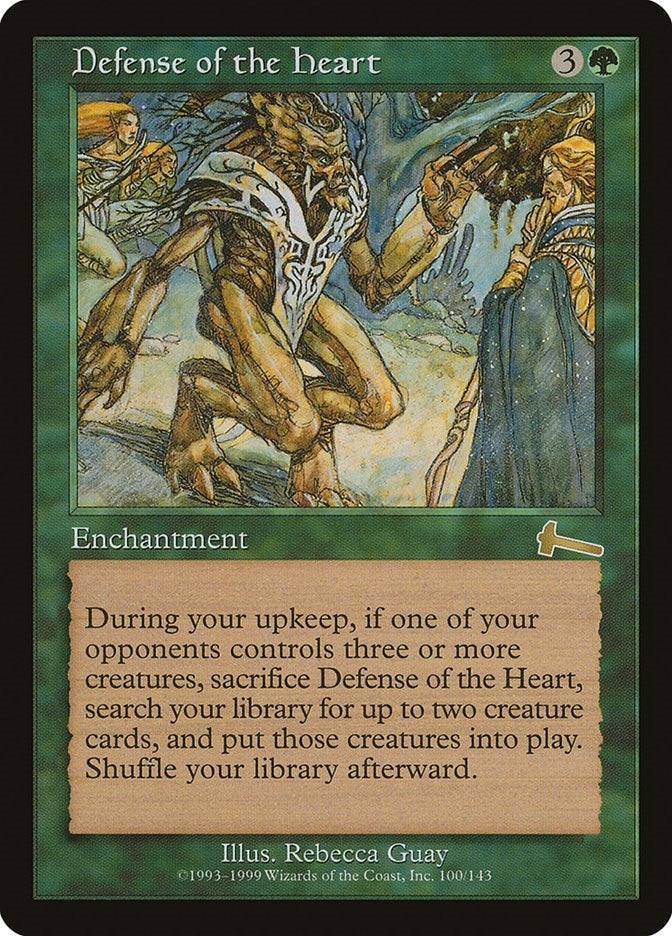 Image for Defense of the Heart (100) (Urza's Legacy) - Magic: The Gathering