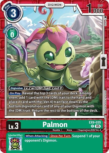 Image for Palmon (EX9-035 C) (Versus Monsters) - Digimon Card Game