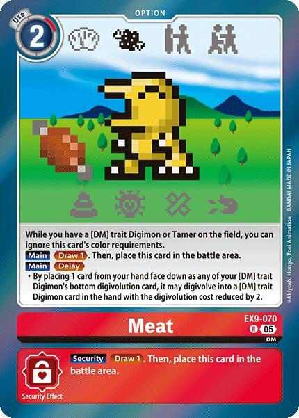 Image for Meat (EX9-070 R) (Versus Monsters) - Digimon Card Game