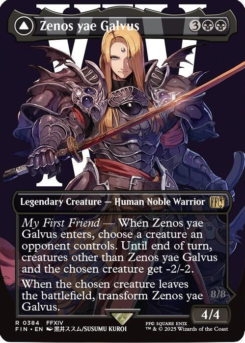 Image for Zenos yae Galvus (Borderless) (384) (FINAL FANTASY) - Magic: The Gathering