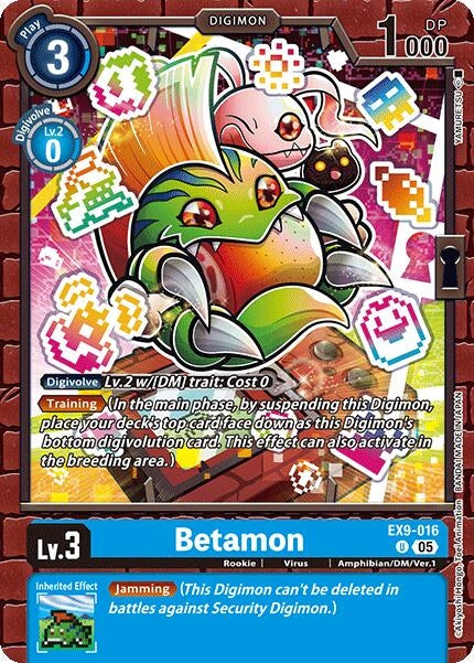 Image for Betamon (EX9-016 U) (Versus Monsters) - Digimon Card Game