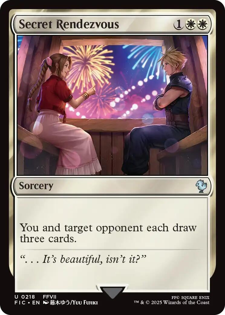 Image for Secret Rendezvous (0218) (218) (Commander: FINAL FANTASY) - Magic: The Gathering