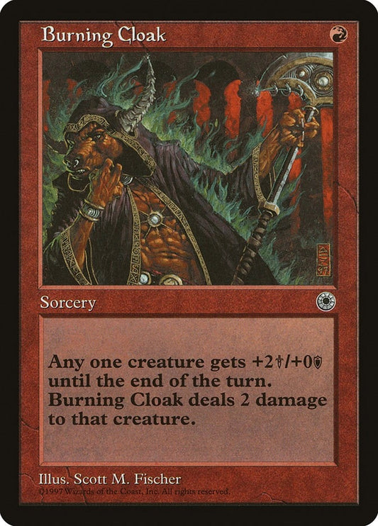 Image for Burning Cloak (Portal) - Magic: The Gathering