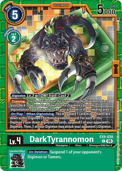 Image for DarkTyrannomon (EX9-039 C) (Versus Monsters) - Digimon Card Game