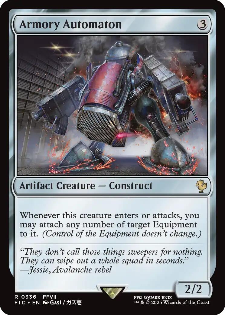Image for Armory Automaton (336) (Commander: FINAL FANTASY) - Magic: The Gathering