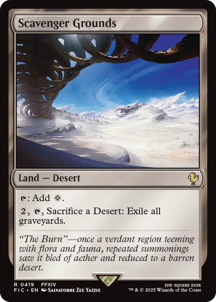 Image for Scavenger Grounds (419) (Commander: FINAL FANTASY) - Magic: The Gathering