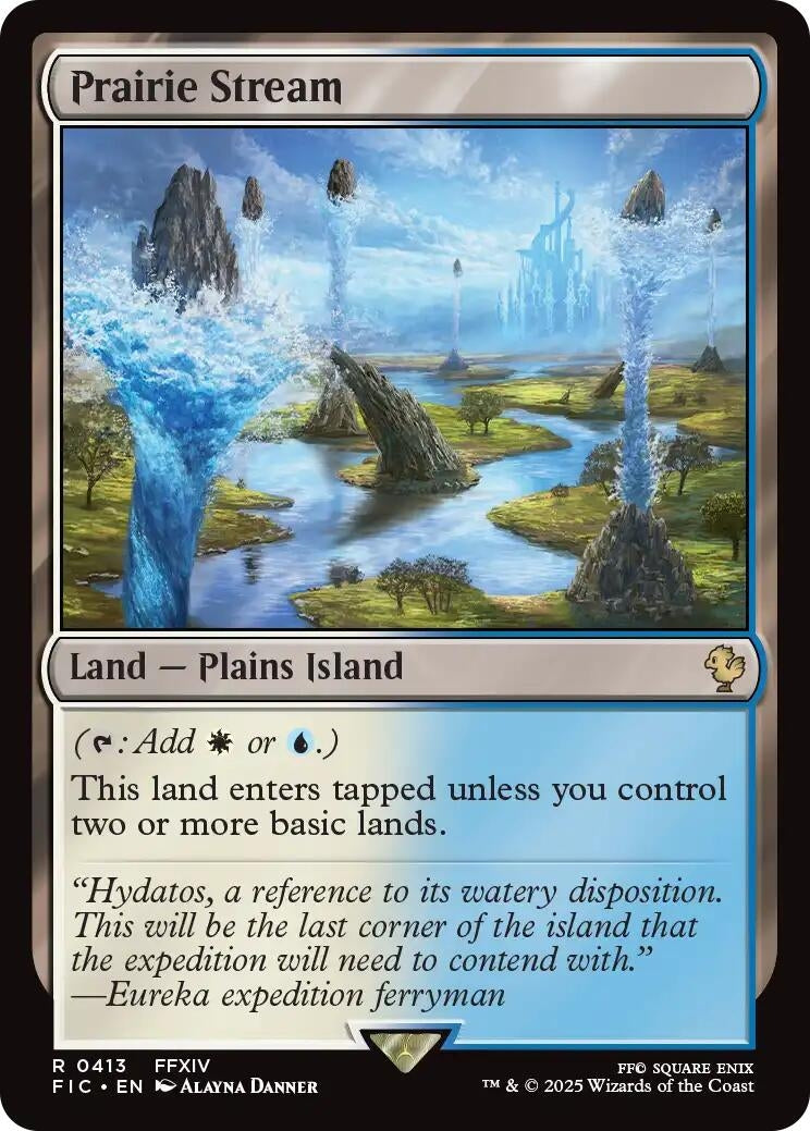 Image for Prairie Stream (413) (Commander: FINAL FANTASY) - Magic: The Gathering