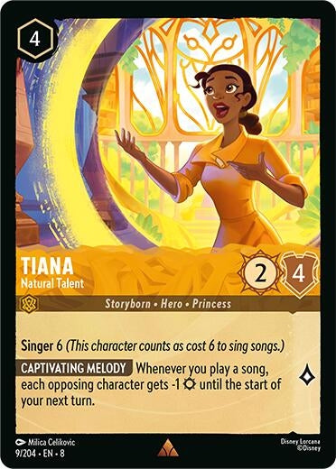 Image for Tiana - Natural Talent (9/204) (Reign of Jafar) - Disney Lorcana
